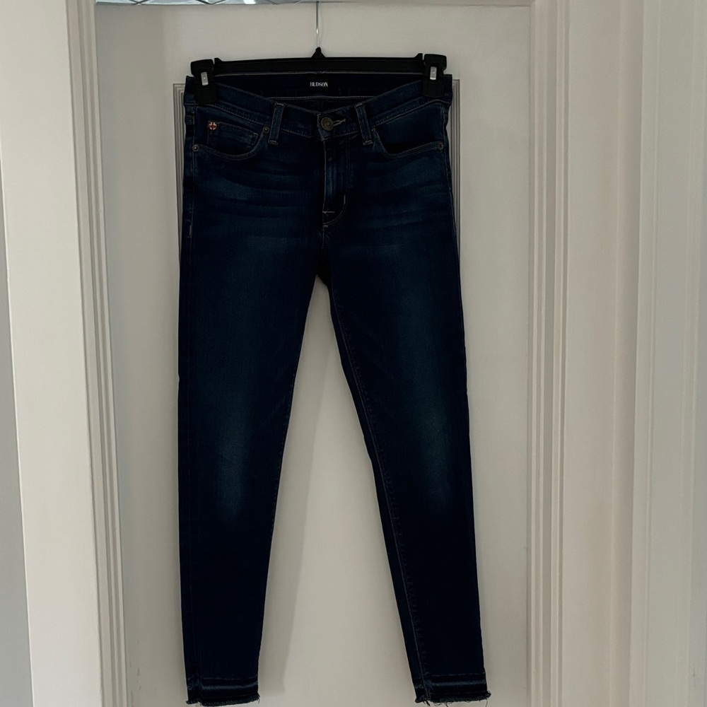 Hudson Jeans with frayed bottom